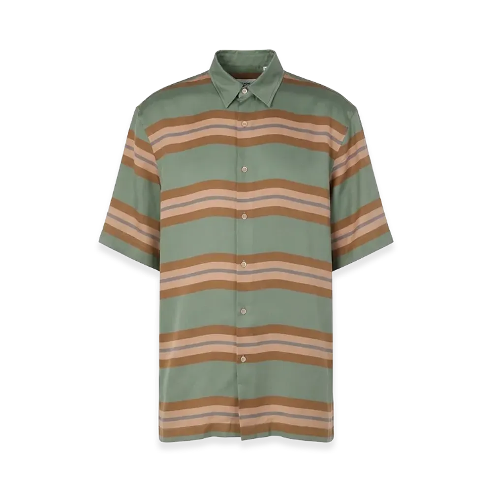 DRIES VAN NOTEN Short-Sleeved Shirts "Green"