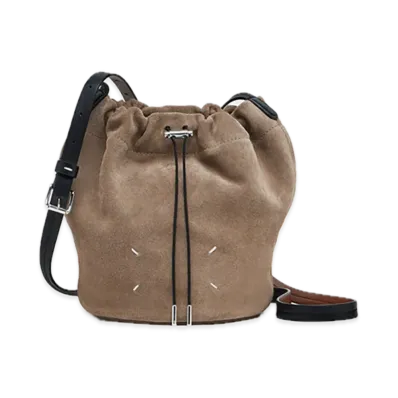 Maison Margiela Drawstring Crossbody Bucket "Vision/Black"