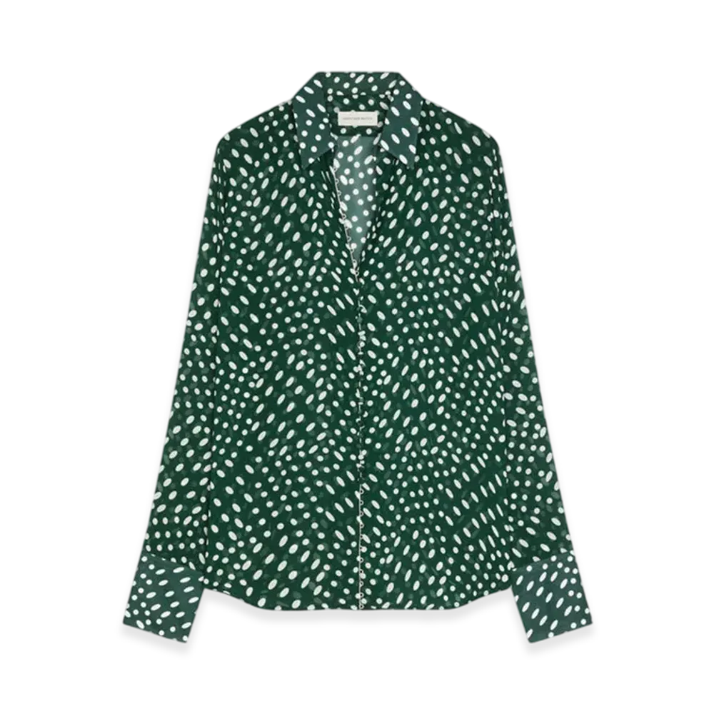 DRIES VAN NOTEN Women's Printed Viscose Shirt "Bottle"