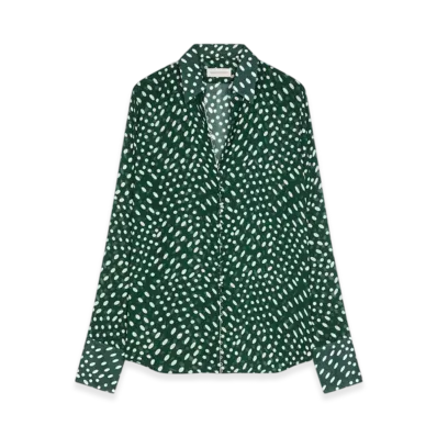 DRIES VAN NOTEN Women's Printed Viscose Shirt "Bottle"