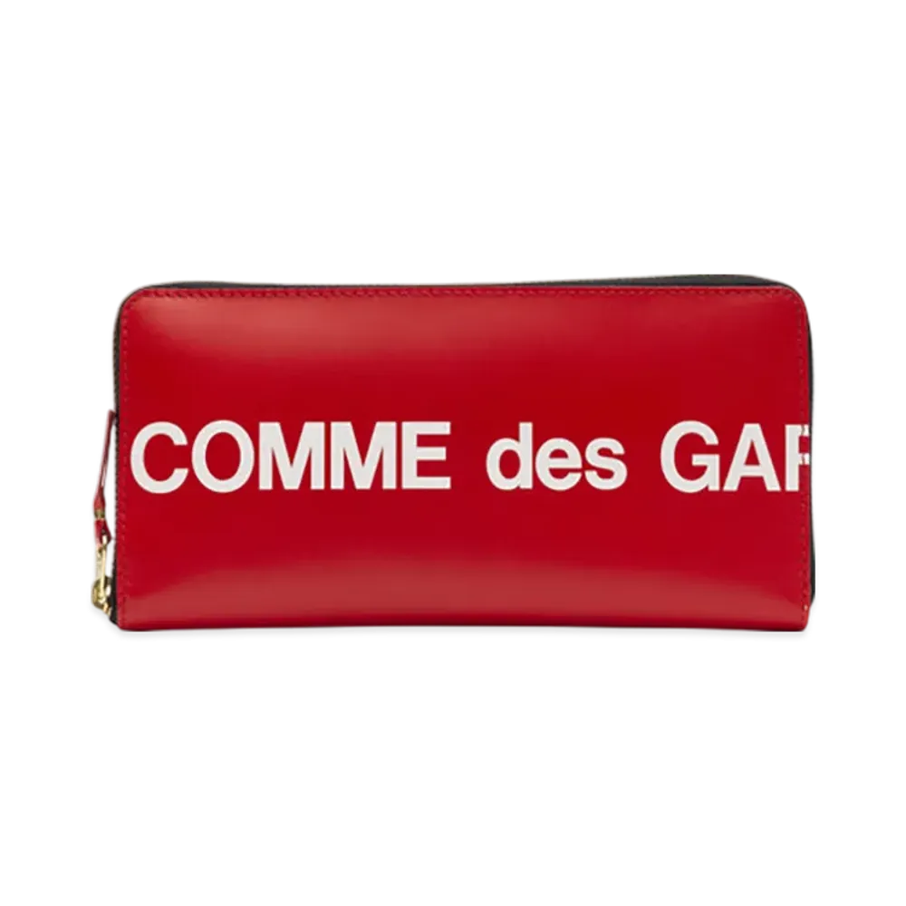 COMME des GARCONS Wallet Huge Logo "Red"