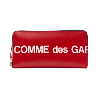 COMME des GARCONS Wallet Huge Logo "Red"