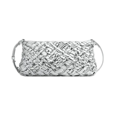 Bottega Veneta Kalimero Cha-Cha "Silver"