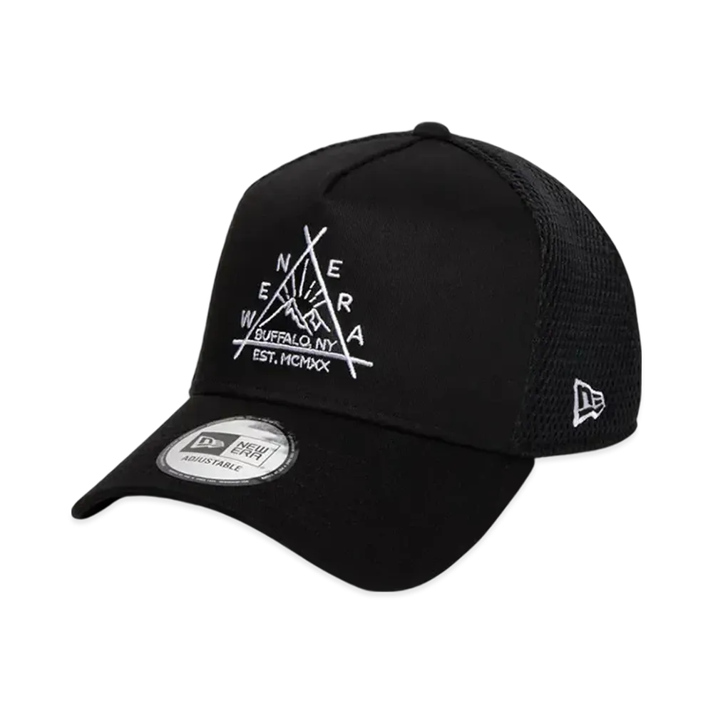 NEW ERA Outdoor 9Forty A-Frame Tracker Triangle Logo "Black"