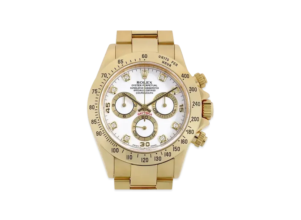 ROLEX Cosmograph Daytona 8P Diamonds "White/Yellow Gold"