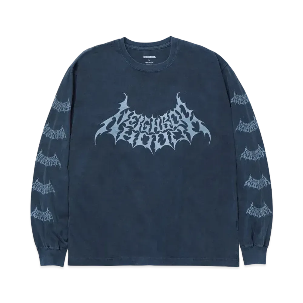 NEIGHBORHOOD NH . Tee LS-4 "Navy"