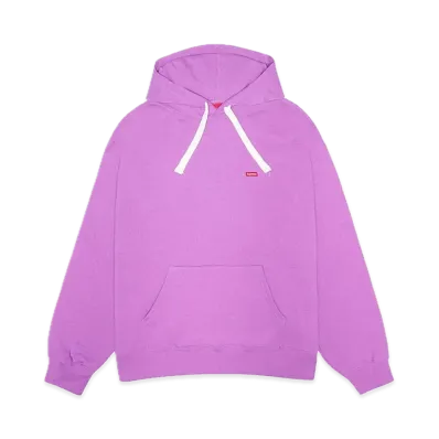 Supreme Small Box Drawcord Hooded Sweatshirt "Purple"