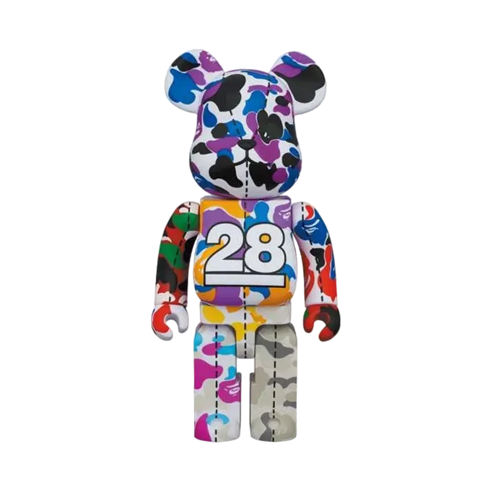 Bearbrick BAPE® CAMO 28TH ANNIVERSARY MULTI 400% #2