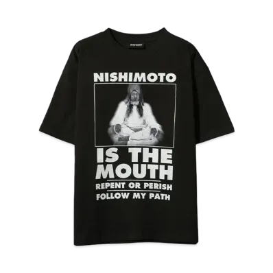 NISHIMOTO IS THE MOUTH S/S TEE "BLACK"