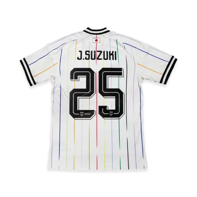 adidas Soccer Japan 2026 Away Replica Jersey #25 Junnosuke Suzuki "OffWhite/Black"