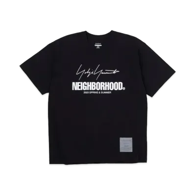 NEIGHBORHOOD x Yohji Yamamoto POUR HOMME YN . Crewneck SS-1 . CO "Black"