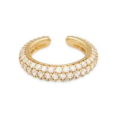 TOMWOOD Ear Cuff Slim Zirconia "Gold"