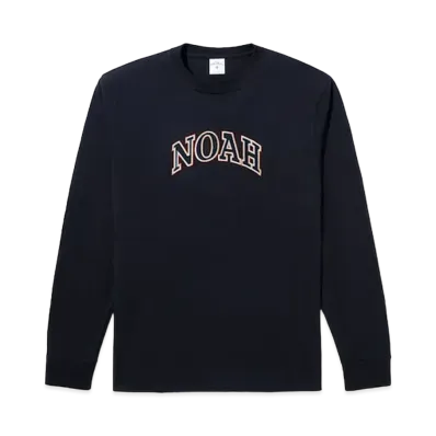 Noah Tricolor Long Sleeve Tee "Black"