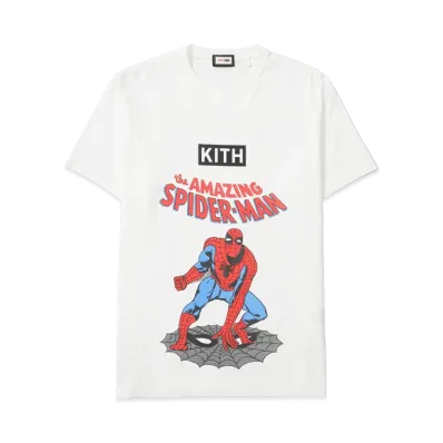 Marvel x Kith Spider-Man Allies Vintage Tee "White"