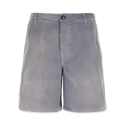 PRADA Gabardine Bermuda Shorts "Grey"