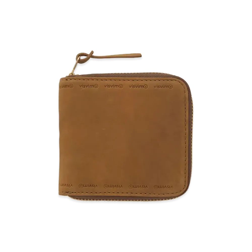 visvim Leather BI-Fold "Camel"