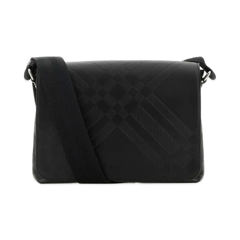 Burberry Leather Crossbody Bag "Black"