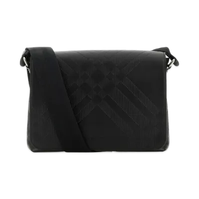 Burberry Leather Crossbody Bag "Black"