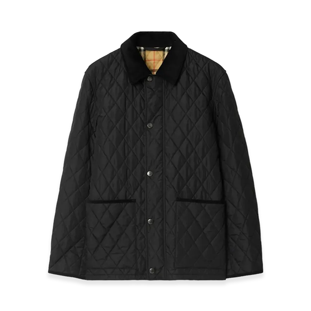 Burberry Quilted Nylon Barn Jacket "Black"