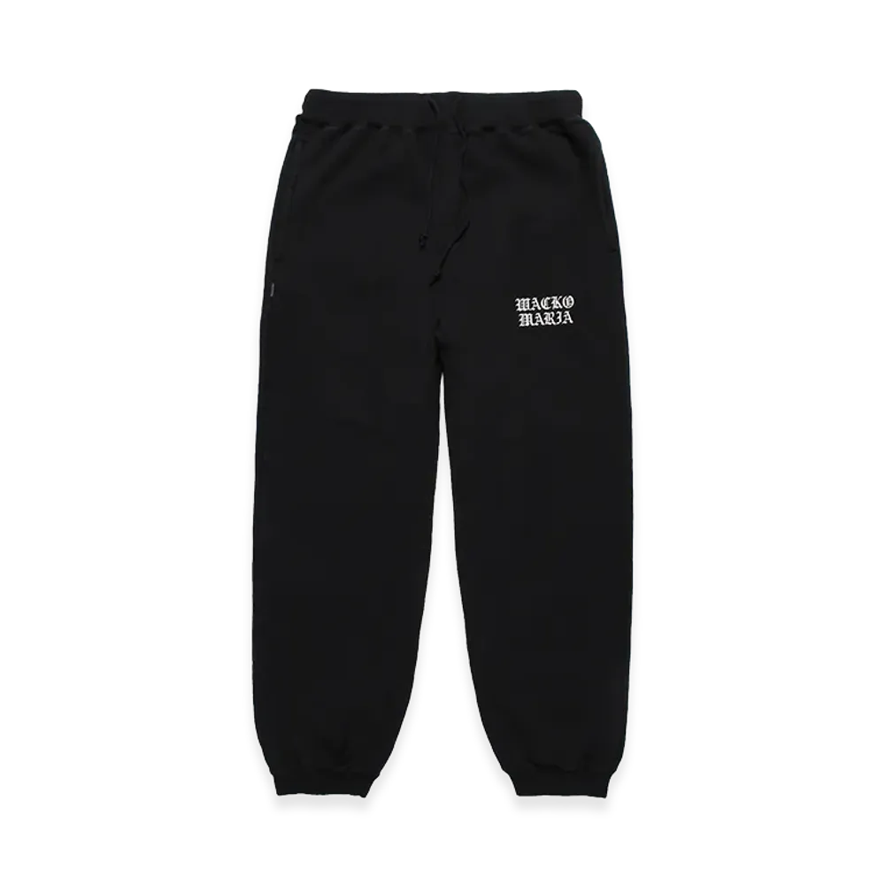 WACKO MARIA Washed Heavy Weight Sweat Pants "Black"