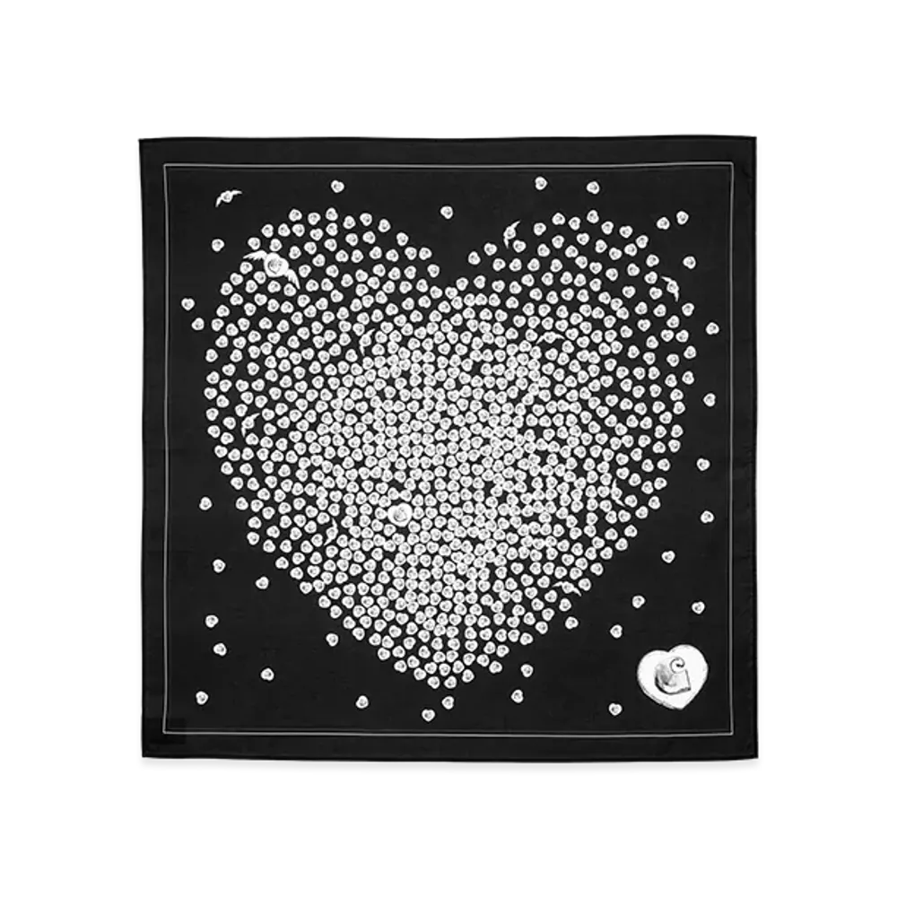 Carhartt WIP Heart To Hartt Bandana "Black"