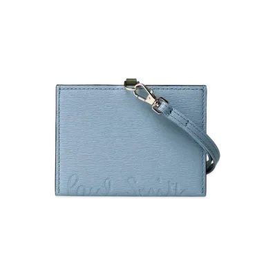 Paul Smith Cropped Logo Id Case "SaxBlue"