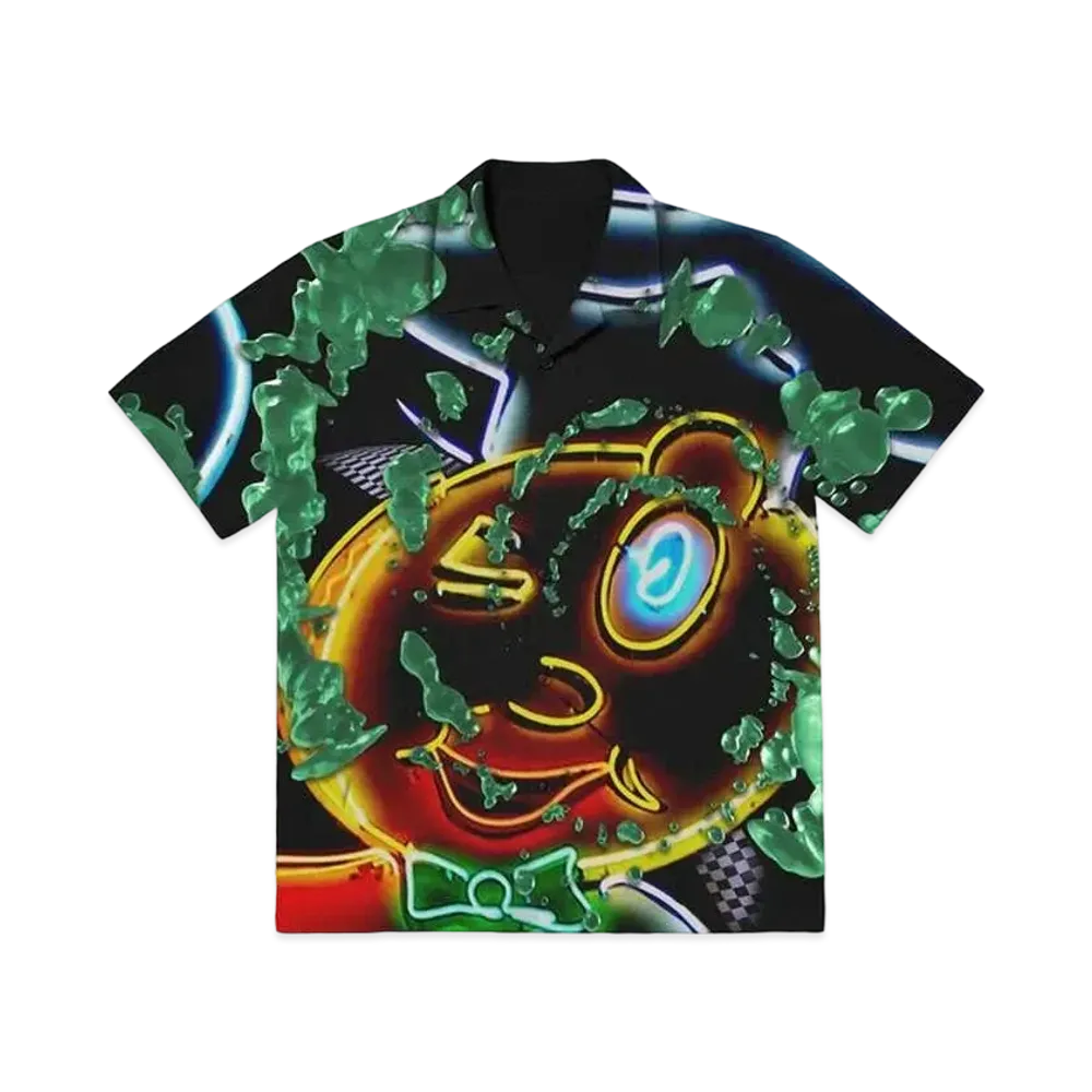 Travis Scott Cactus Jack Neon Sign Hawaiian Shirt "Multi"