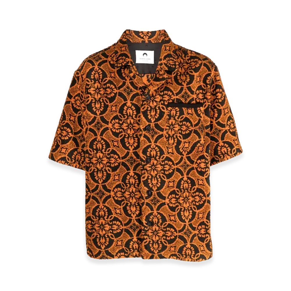 Marine Serre Shirts "Orange"