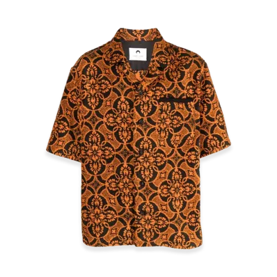 Marine Serre Shirts "Orange"