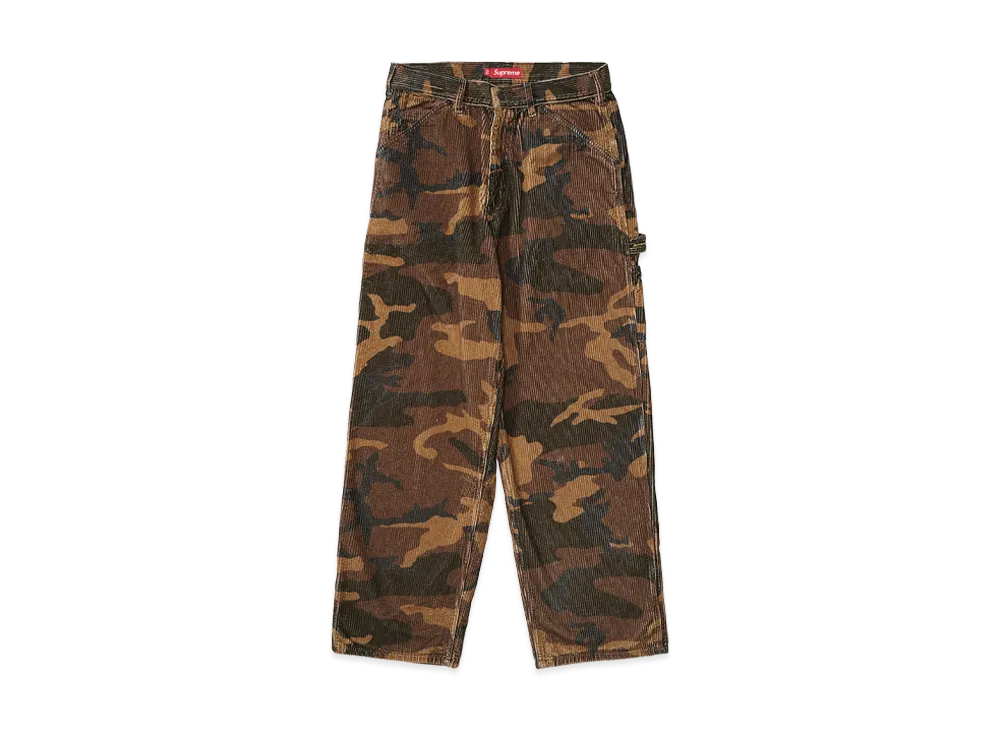 Supreme Wide Wale Corduroy Painter Pant "Woodland Camo"