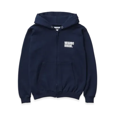 NEIGHBORHOOD One Third Kids OT. Sweat Zip Hoodie LS "Navy"