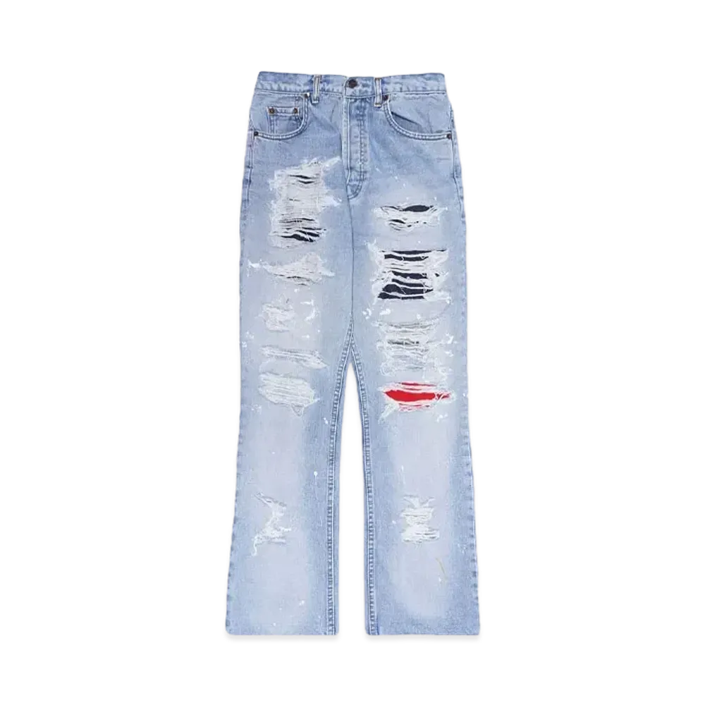 INNOCENCE x HYPE DROP NYC EXCLUSIVE DESTROY DENIM PANTS 30inch "Indigo"
