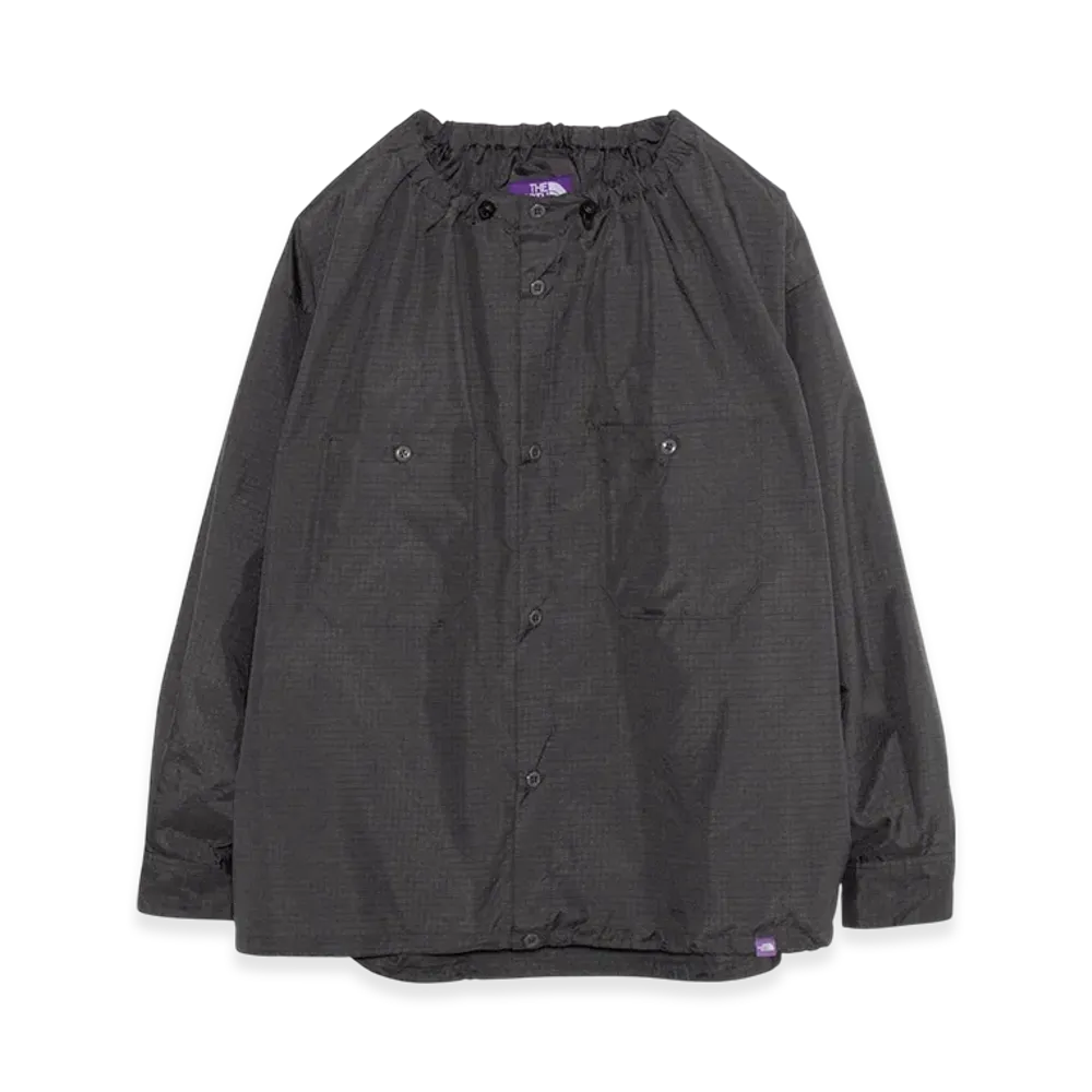 The North Face Purple Label Graph Check Field Shirred Shirt "Asphalt Gray"