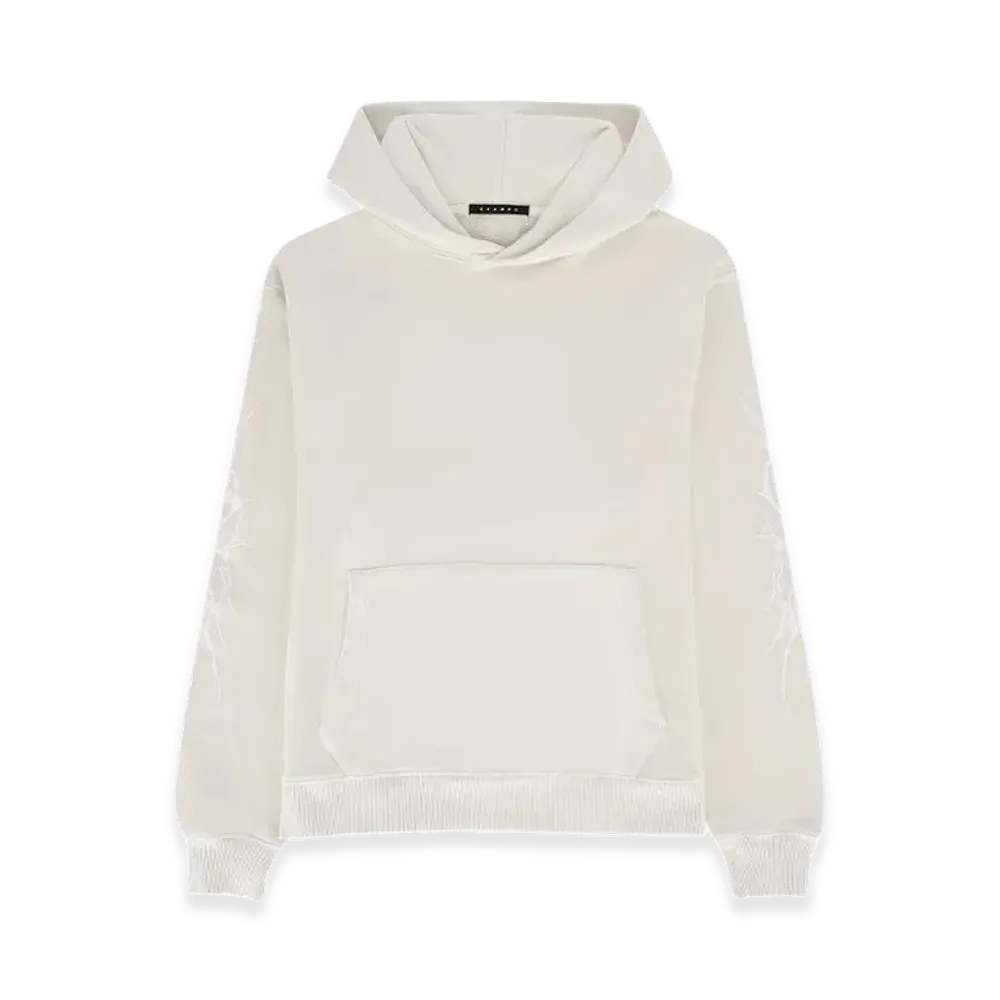 STAMPD Neo Tribal Core Garment Dyed Hoodie "White"