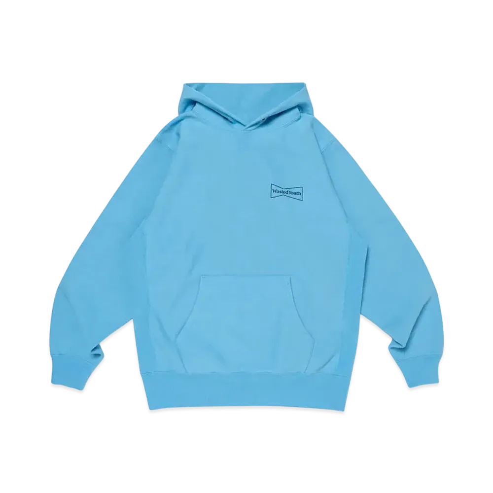 Wasted Youth Heavy Weight Hoodie "Blue"