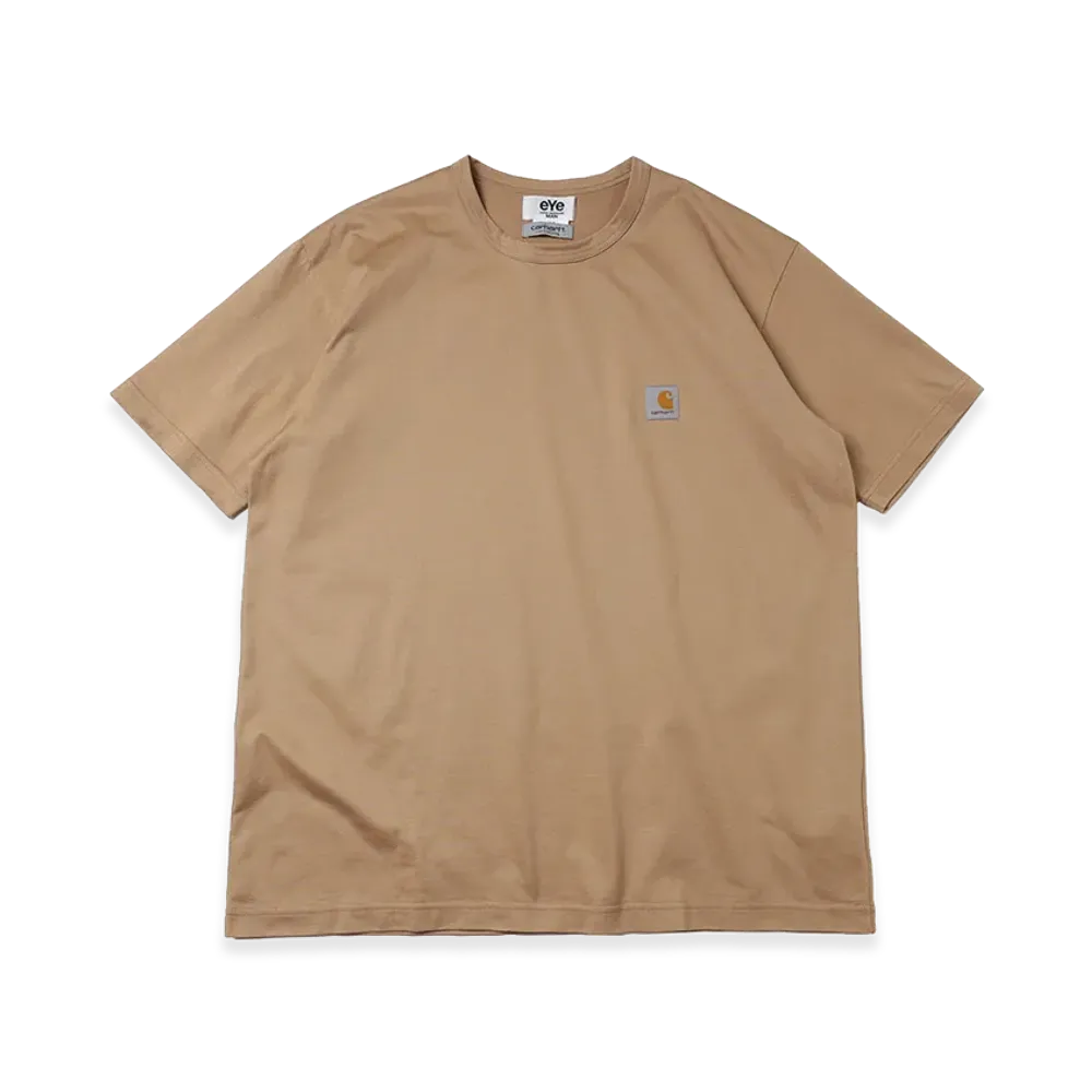 eYe JUNYA WATANABE MAN x Carhartt Tee Heavyweight Cotton Jersey Garment Print W-NAME "Beige"