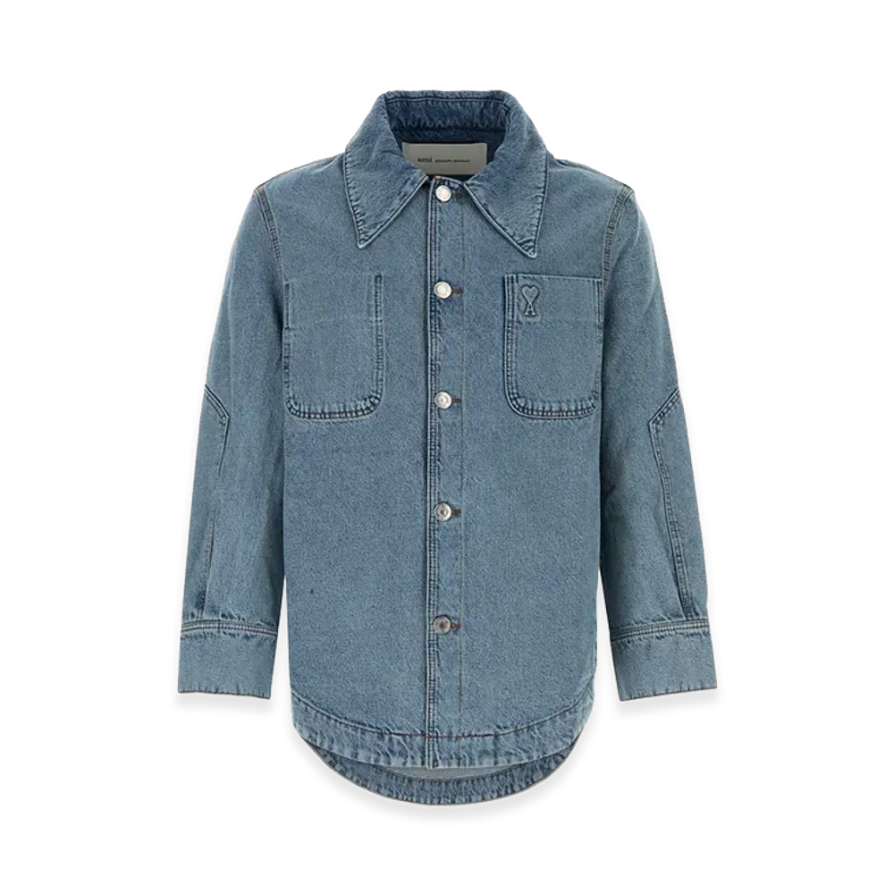 AMI PARIS Denim Shirt "Blue"