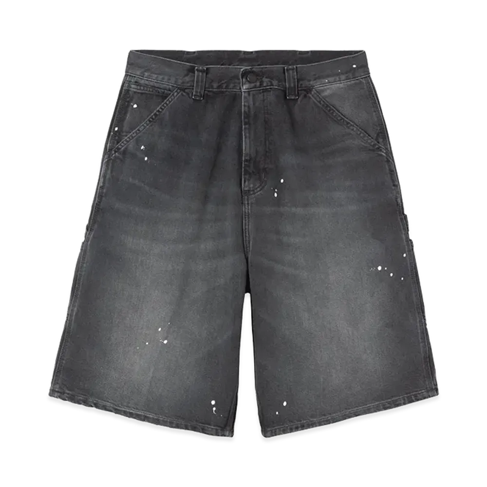 Carhartt WIP OG Single Knee Short "Black/Destroy Wash/Splatter"