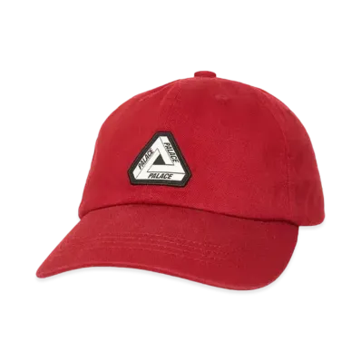PALACE WASHED TWILL TRI-FERG 6-PANEL "Burgundy"
