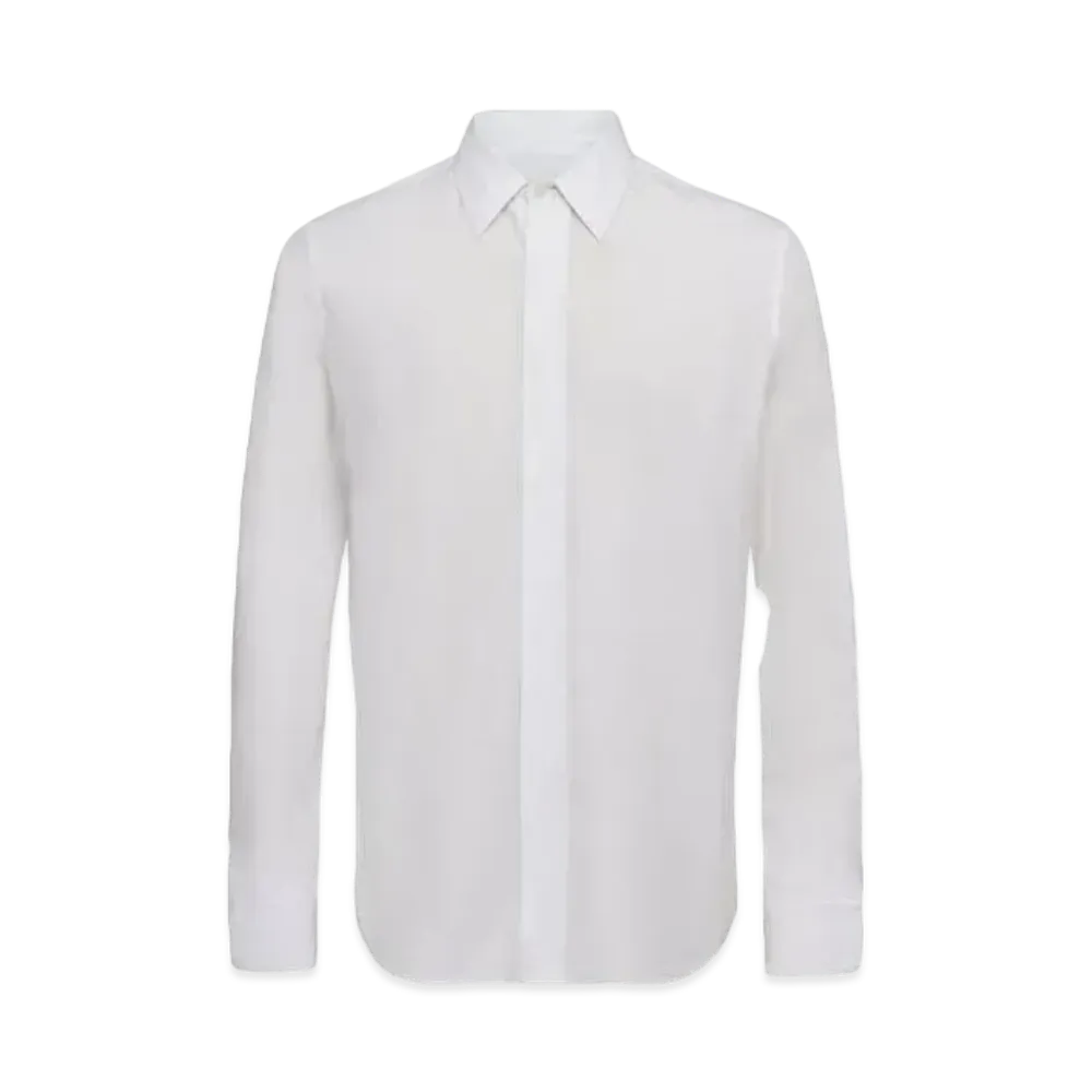 Alexander McQUEEN Folded Placket Shirt "White"