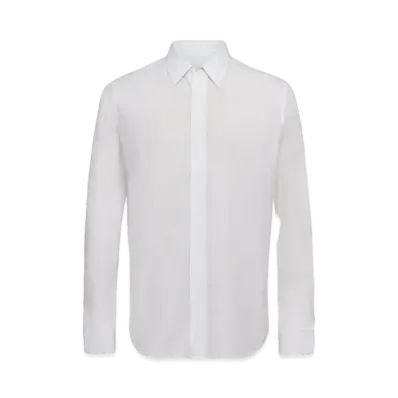 Alexander McQUEEN Folded Placket Shirt "White"