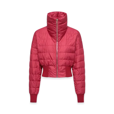 MONCLER x Rick Owens Cropped Down Jacket "Cherry"