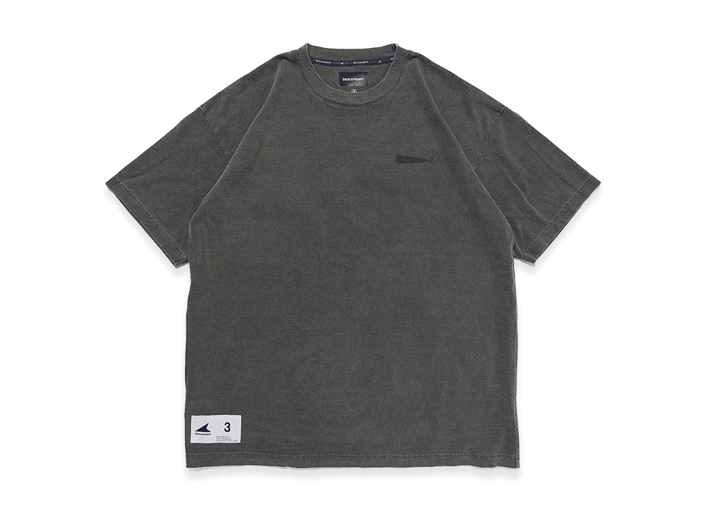 DESCENDANT View Organic Cotton SS Pigment Dye "Black"