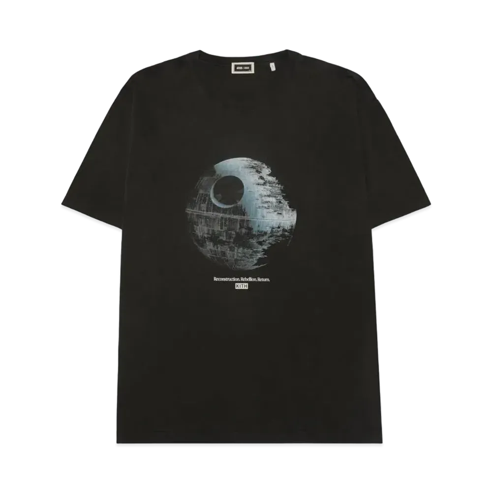 Kith x STAR WARS Death Star Tee "Black"