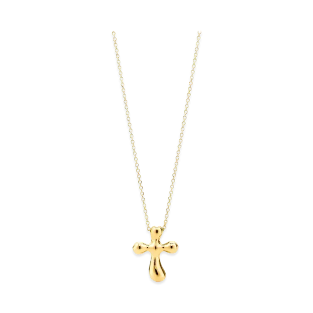 Tiffany & Co. Elsa Peretti Cross Pendant 18K "Gold"
