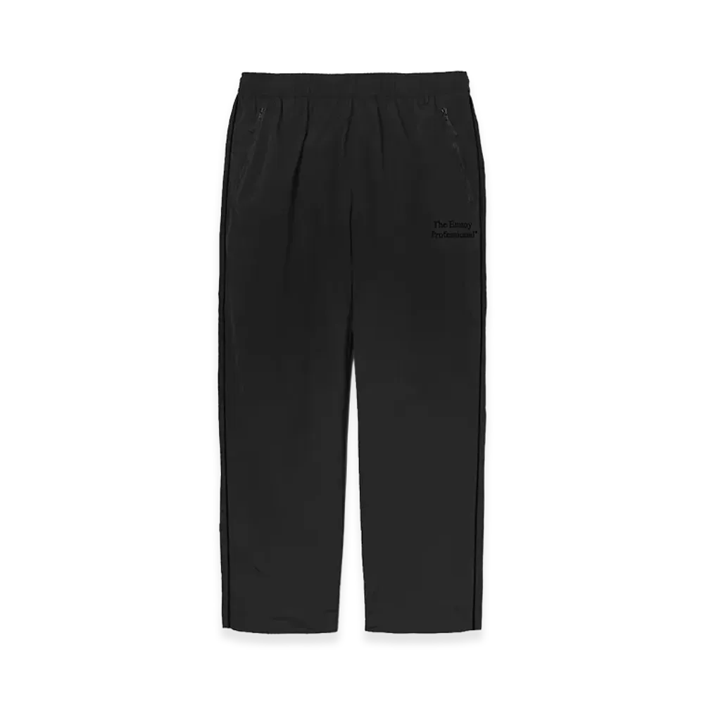 ENNOY Stylistshibutsu Piping Nylon Track Pants "Black/Black"