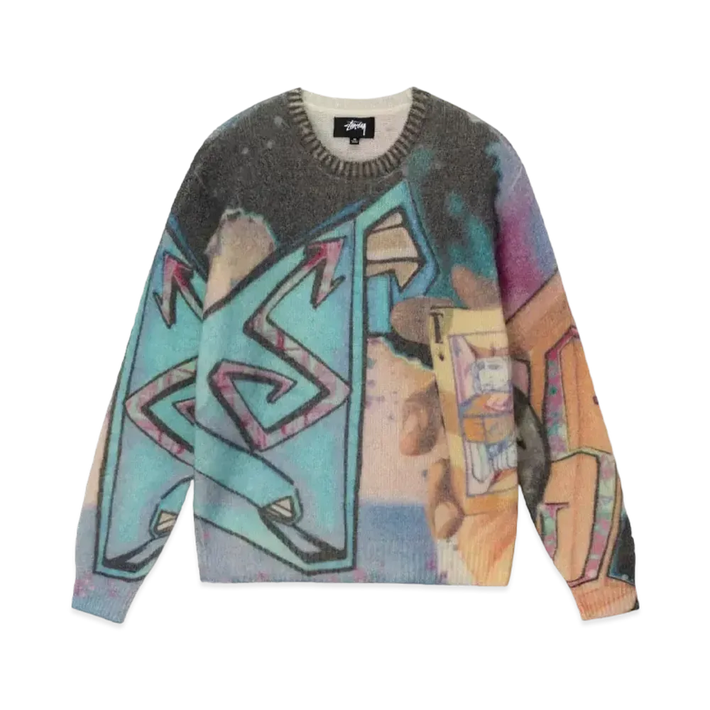 Stussy Goldie Sweater "Mulch"
