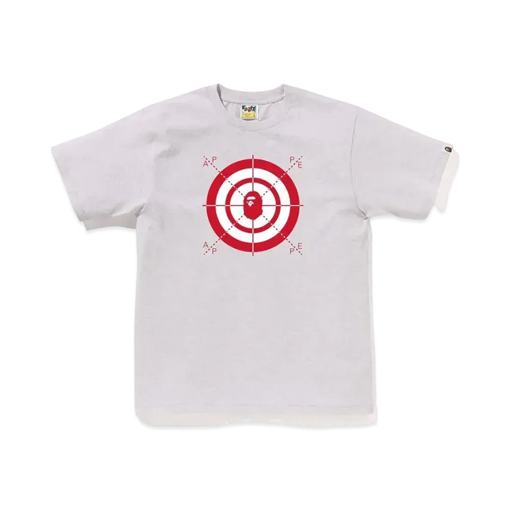 A BATHING APE Shooting Gallery Tee "Gray"