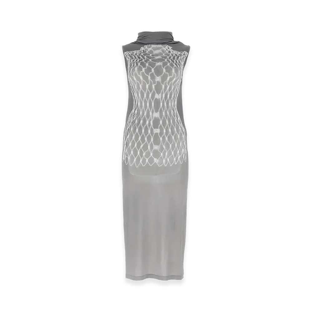 MM6 Maison Margiela Women's Jersey Dress "Grey"