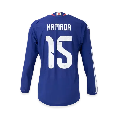 adidas Soccer Japan 2026 Home Authentic Long Sleeve Jersey #15 Daichi Kamada "Japan Blue/Ash Blue"
